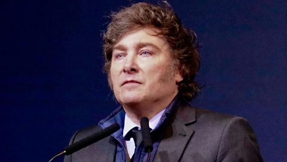 El presidente Milei en su discurso en una universidad en Israel. El presidente Milei en su discurso en una universidad en Israel.