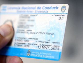 Una licencia de conducir de Ensenada.&nbsp;