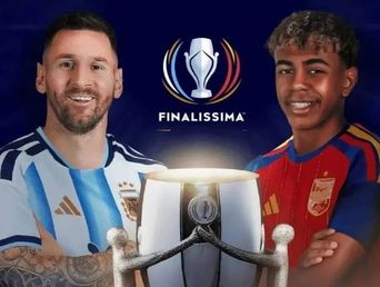 Leo Messi vs Lamine Yamal. El duelo que no se podrá ver ahora, al suspenderse la Finalissima. Leo Messi vs Lamine Yamal. El duelo que no se podrá ver ahora, al suspenderse la Finalissima.