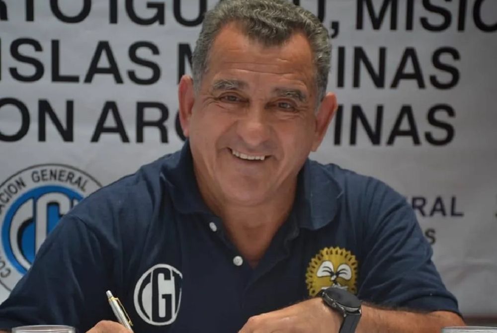 José Micíades Giménez, secretario general de la CGT Misiones.&nbsp;