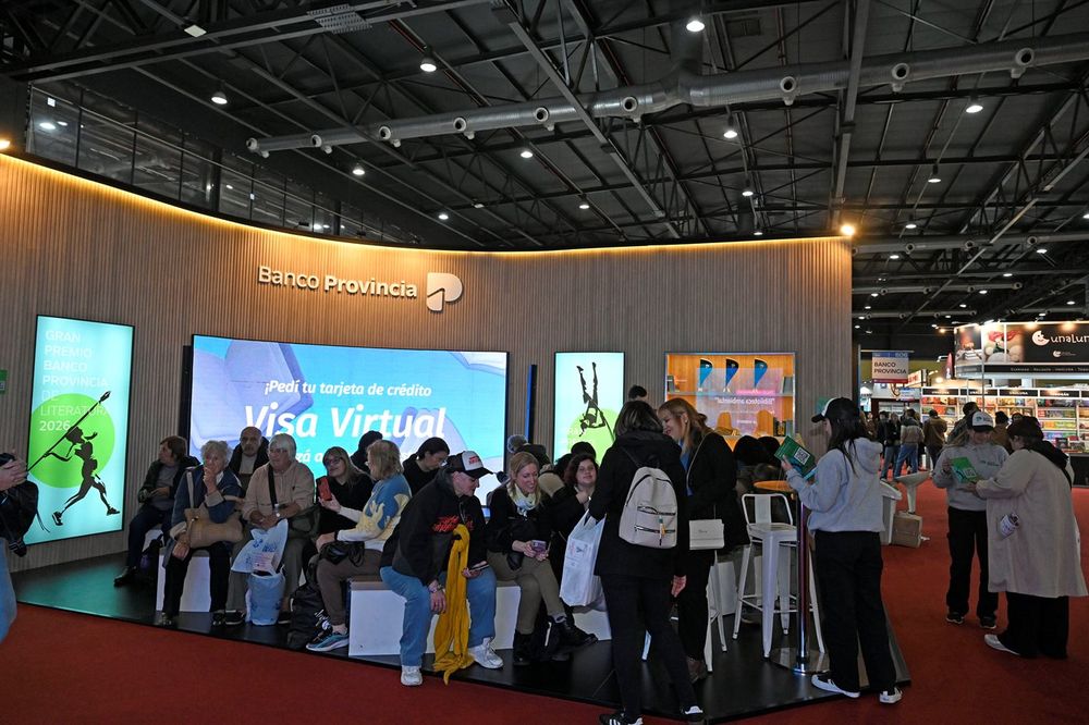 El Stand del Banco en la Feria del Libro.&nbsp;