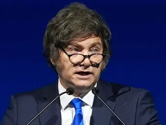 El preisdente Javier MIlei.&nbsp;