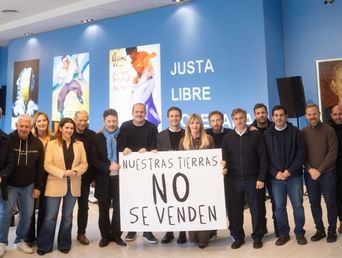 Los intendentes de La Liga en San Vicente.