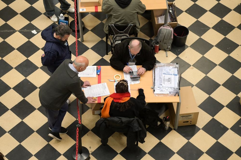El escrutinio de las elecciones bonaerenses.&nbsp;
