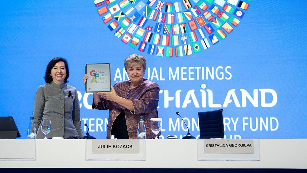 Kristalina Georgieva, director gerente del FMI, en la cumbre de Bangkok.