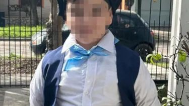 Bastián Jerez, el niño que sufrió un grave accidente en Pinamar.