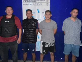Los tres detenidos que formarían parte de la denominada Banda del Millón que actuaba en Quilmes. Los tres detenidos que formarían parte de la denominada Banda del Millón que actuaba en Quilmes.
