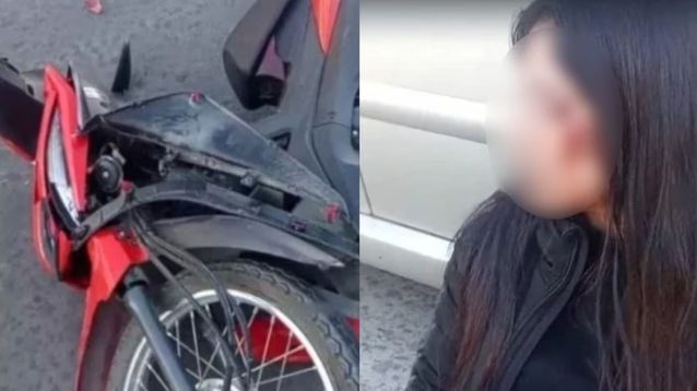 La joven fue brutalmente golpeada por los delincuentes luego de chocar contra un auto.&nbsp;