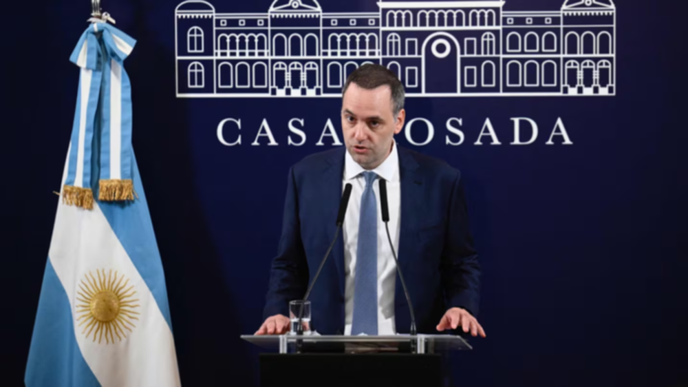 El portavoz presaidencial,Manuel Adorni (Presidencia)