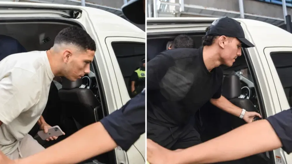 Braian Cufré y Abiel Osorio. (NA)