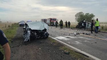 Fatal triple choque en la ruta 5. (Suipacha Hoy)