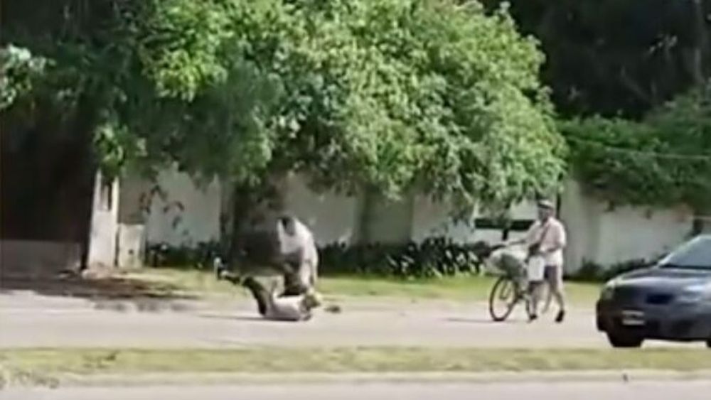 Ataque de comerciante en La Plata. - Captura de pantalla -