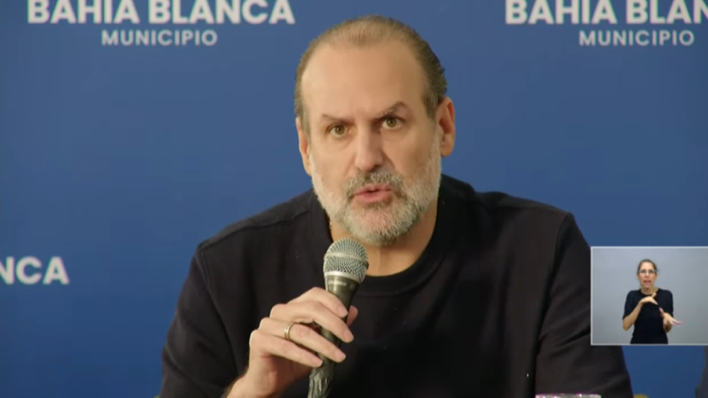 El intendente de Bahía Blanca, Federico Susbielles. - Captura de pantalla -