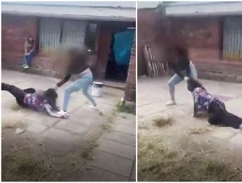 Imágenes de la lamentable golpiza ocurrida en una escuela de Mar del Plata. Imágenes de la lamentable golpiza ocurrida en una escuela de Mar del Plata.