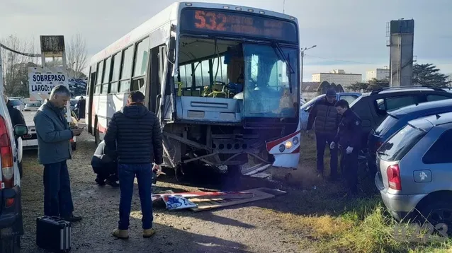 El colectivo se encuentra secuestrado en el playón municipal de Mar del Plata.