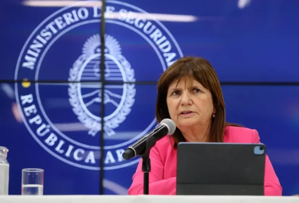 Patricia Bullrich, ministra de Seguridad. (Presidencia)
