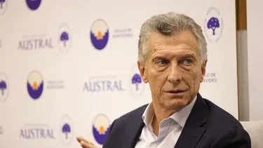 Mauricio Macri en la Universdidad Austral.