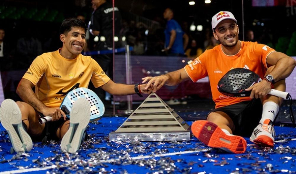 Chingotto y Alejandro Galán, los campeones en Giza.