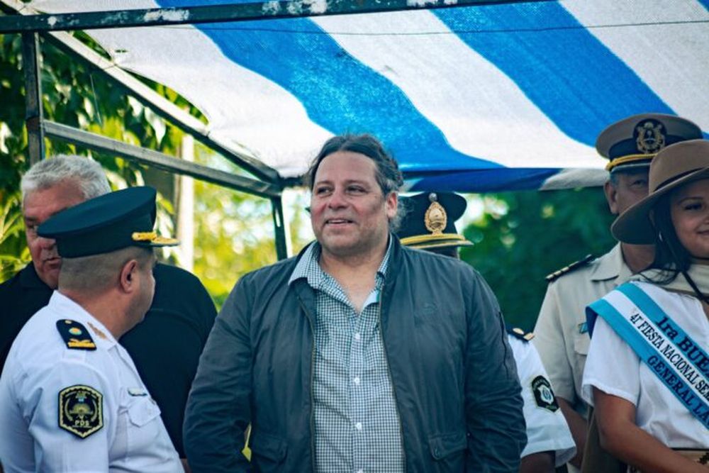 El intendente de General Lavalle, Nahuel Guardia.