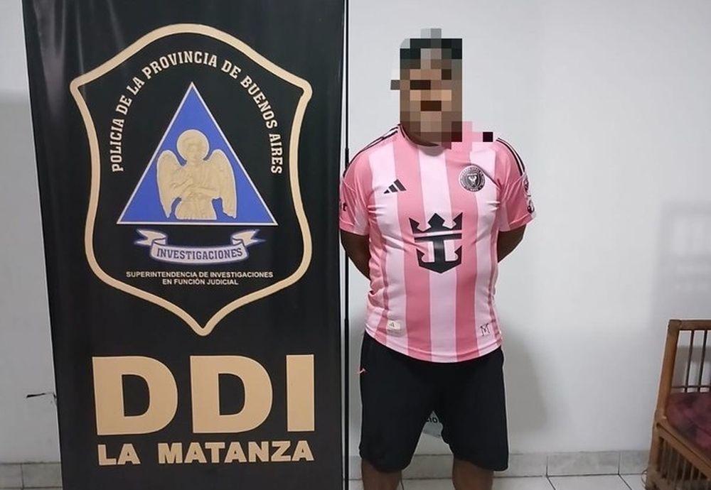 El momento de la detenci&oacute;n de "Chelo" Torres.