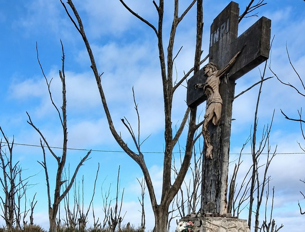 El Cristo del Camino en Carhué.
