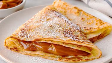 Panqueques con dulce de leche, una dupla irresistible.