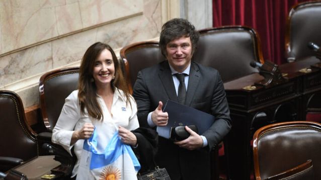 Villarruel y Milei, Vicepresidenta y Presdiente proclamados.