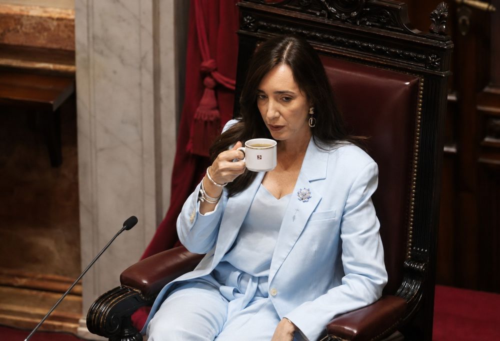 La vicepresidenta de la Nación, Victoria Villarruel.