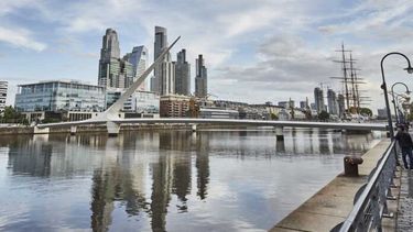 Puerto Madero, en Buenos Aires.