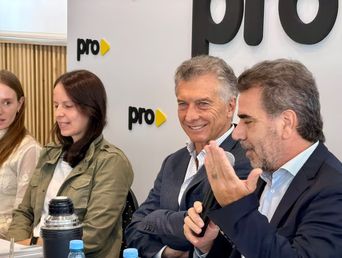 Macri, con Soledad Martínez y Ritondo.&nbsp;