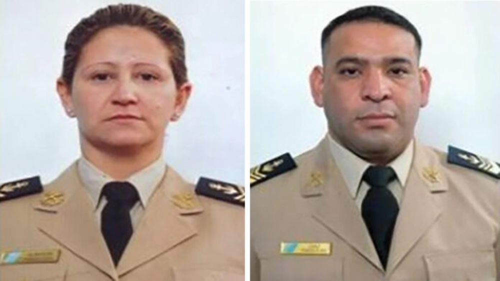 La víctima Sandra Natalia Almirón y Rafael Horacio Díaz, quien la mató. - DIB -