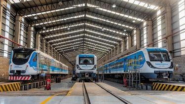Los trenes en la mira del país.