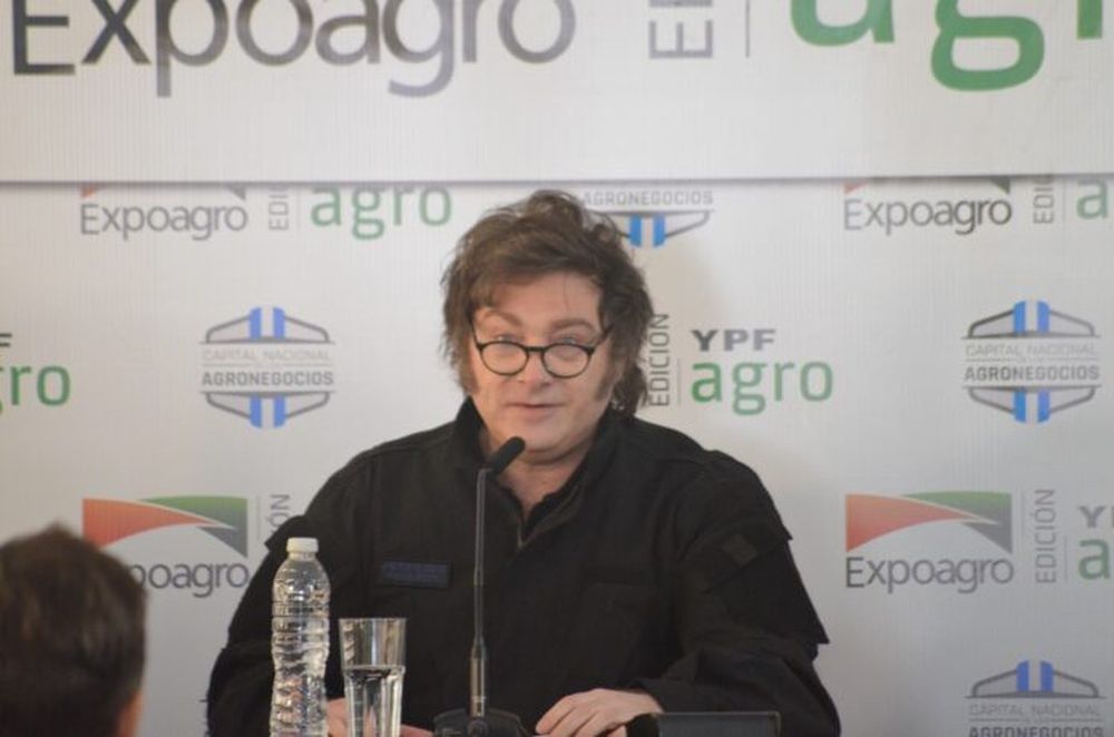 El presidente Javier Milei en Expoagro 2025. (Prensa Expoagro)