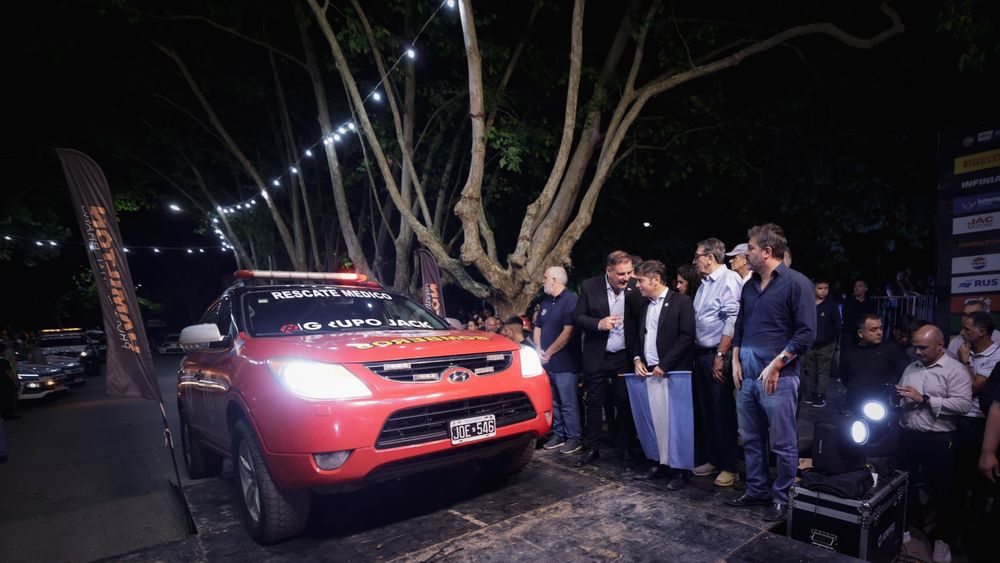 Axel Kiillof en la largada del Mar y Sierras. Axel Kiillof en la largada del Mar y Sierras.