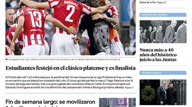 Edición impresa 9/12/2025