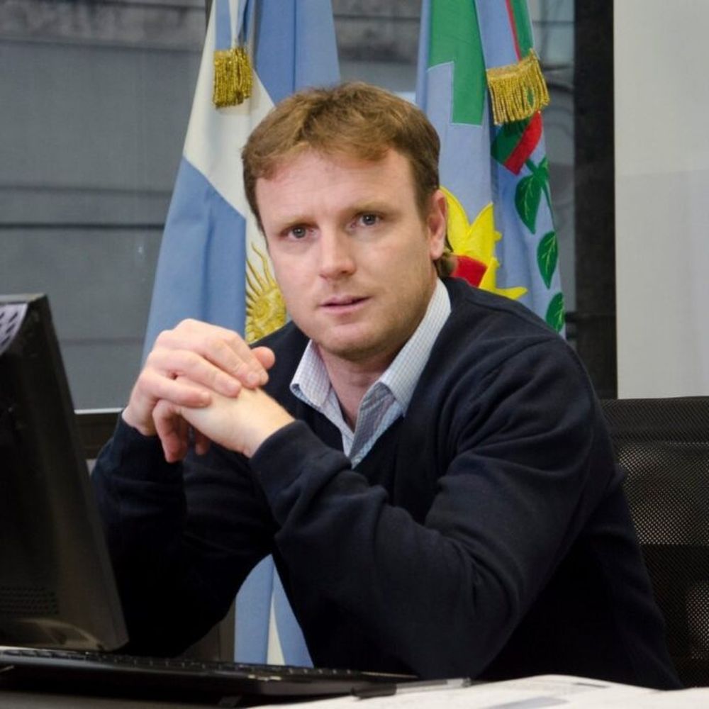 Maximiliano Wesner, actual intendente de Olavarría. - DIB -