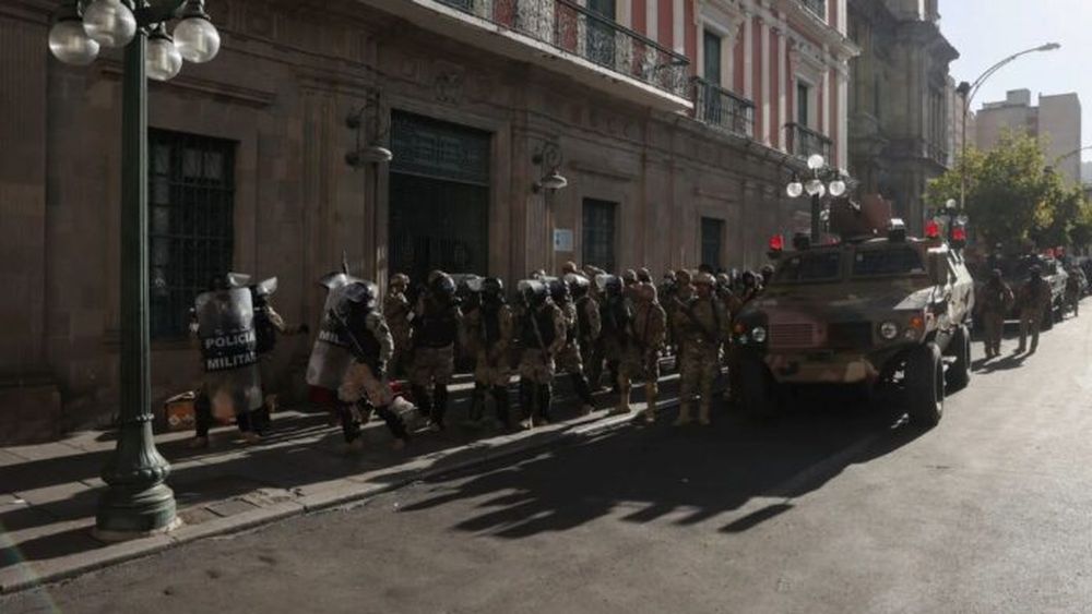 Intento de golpe de Estado en Bolivia. - EFE -