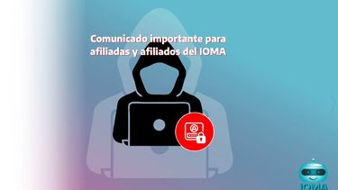 IOMA advierte sobre estafas.&nbsp;
