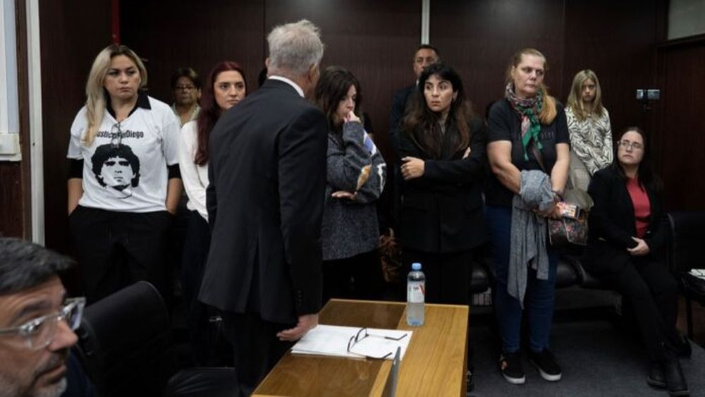 Nueva audiencia del juicio por la muerte de Diego Maradona. - Xinhua -