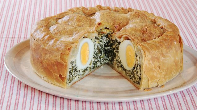 La tarta pascualina, un clásico no sólo para Semana Santa, como el filet de merluza.