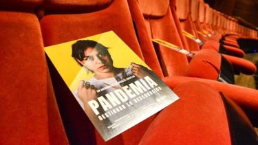 La imagen de difusión de la película pandemia: gestionar lo desconocido. (X/@JKonfino)