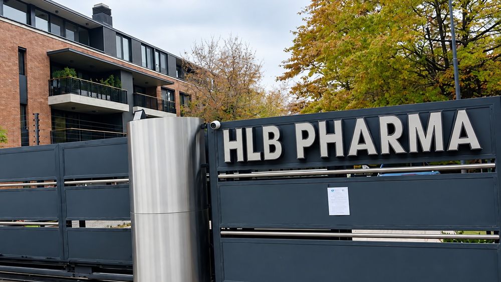 La entrada del laboratorio HLB Pharma en San Isidro.