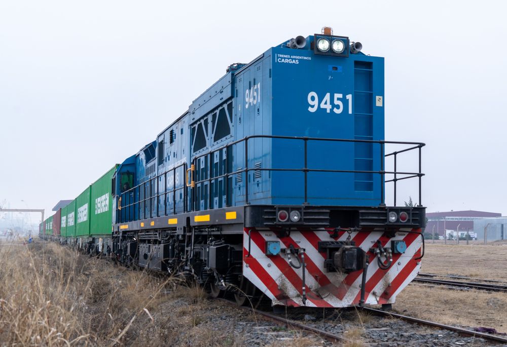 Un tren de cargas.&nbsp;