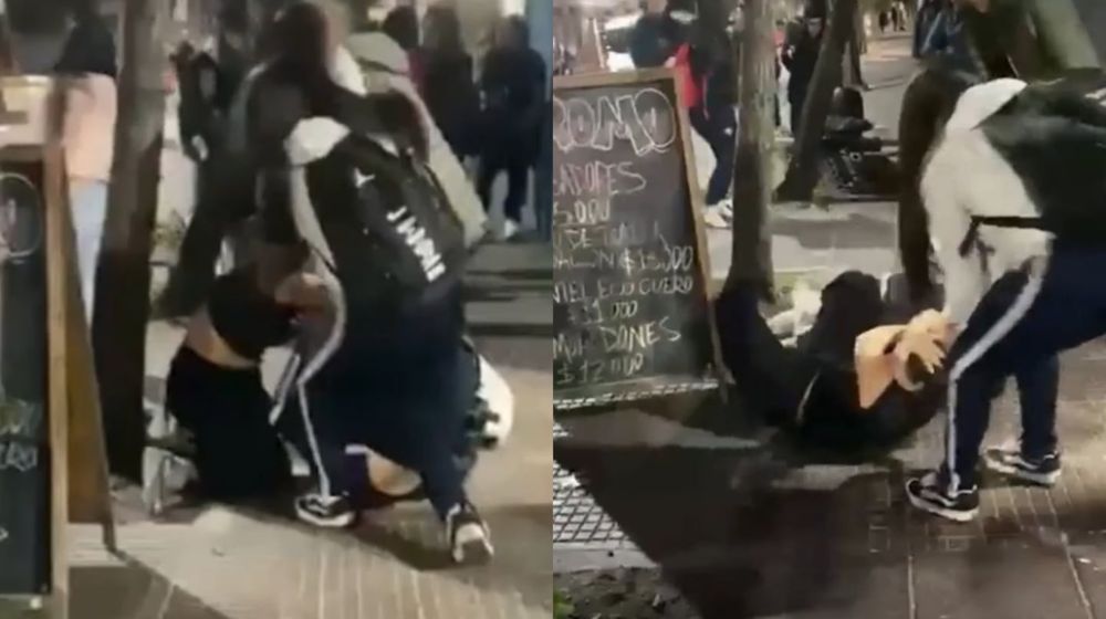 Imágenes del ataque a la adolescente a la salida de la escuela.&nbsp;