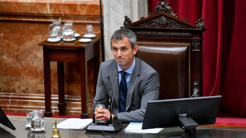 El presidente de la Cámara baja, Martín Menem.