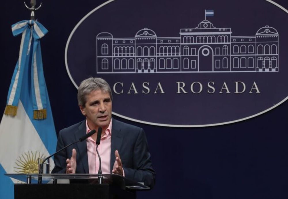 Luis Caputo, ministro de Economía.