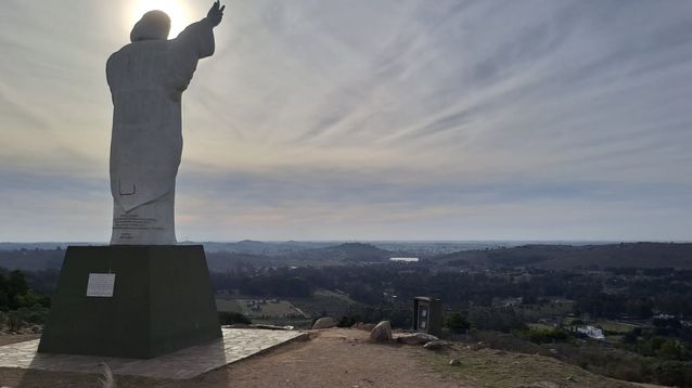 El Cristo de las Sierras en Tandil. (Agencia DIB)&nbsp;