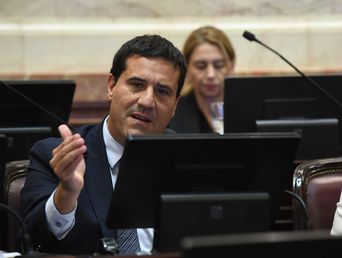 El senador Maximiliano Abad.&nbsp;