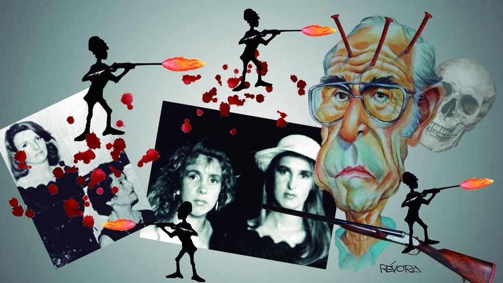 El 15 de noviembre de 1992 Ricardo Barreda mató en su casa de La Plata a su esposa, a su suegra y a sus dos hijas. (Ilustración: Osvaldo Révora)