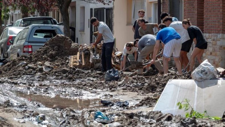 Bahía Blanca, castigada por la tormenta del 7 de marzo. - Xinhua -